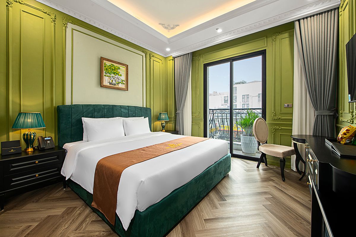 Deluxe mountain view – 1 giường lớn